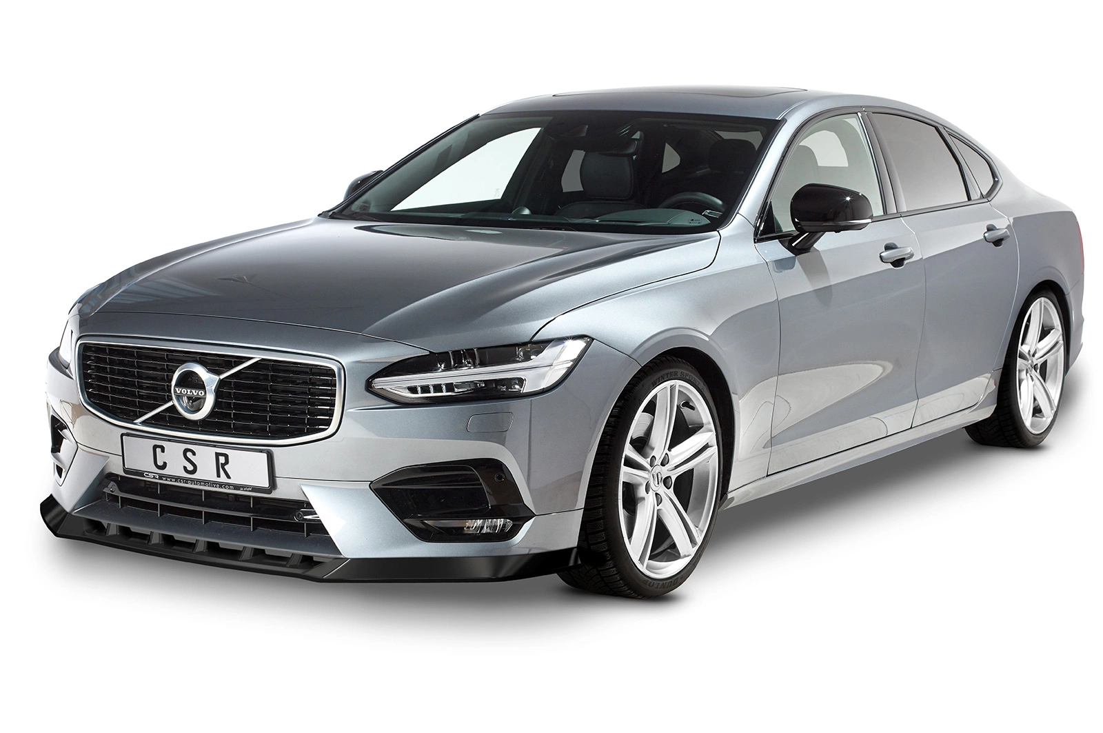 Voorspoiler Volvo S90 Glans Zwart 2016-02/2020 – CSR Automotive