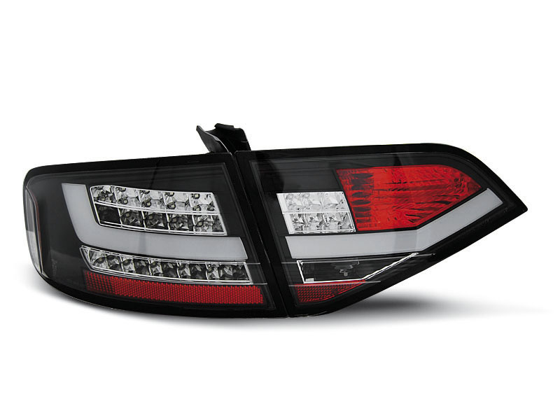 Taillights Audi A4 B8 Limousine Led black/smoke