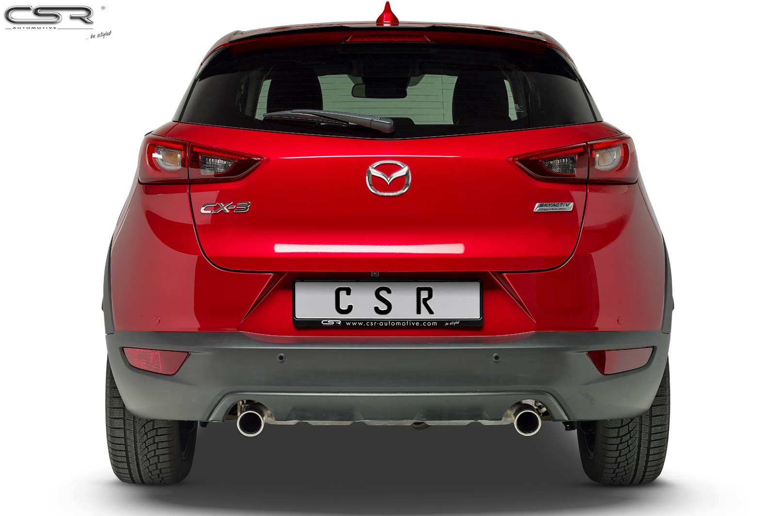 Achterspoiler Mazda CX-3 (2015–) Glans Zwart – CSR Automotive