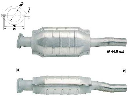 Renault SUPER5 1.4 1397 cc 44 Kw / 60 cv C3J Magnaflow CAT Bouwj