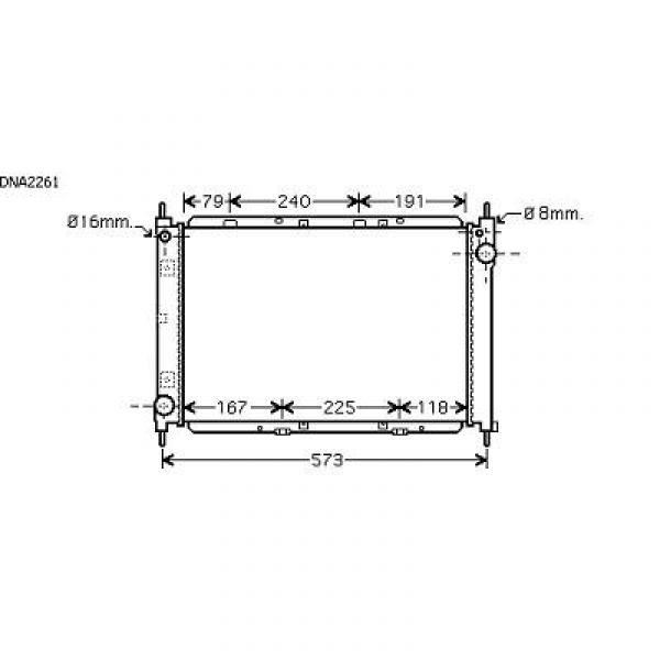 Radiator MODUS/MICRA 05->> 510x375x34 1.5 DCI +AC