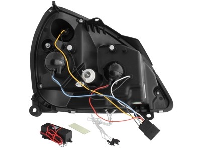 Faros Renault Clio 3 01-05 Angel Eyes CCFL Black