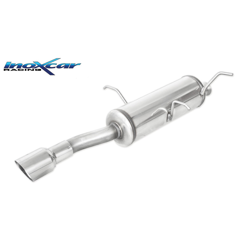 100% RVS Sportuitlaat  Peugeot 306 1.6 Cabrio 89pk 1993-1997 1x90mm Rally