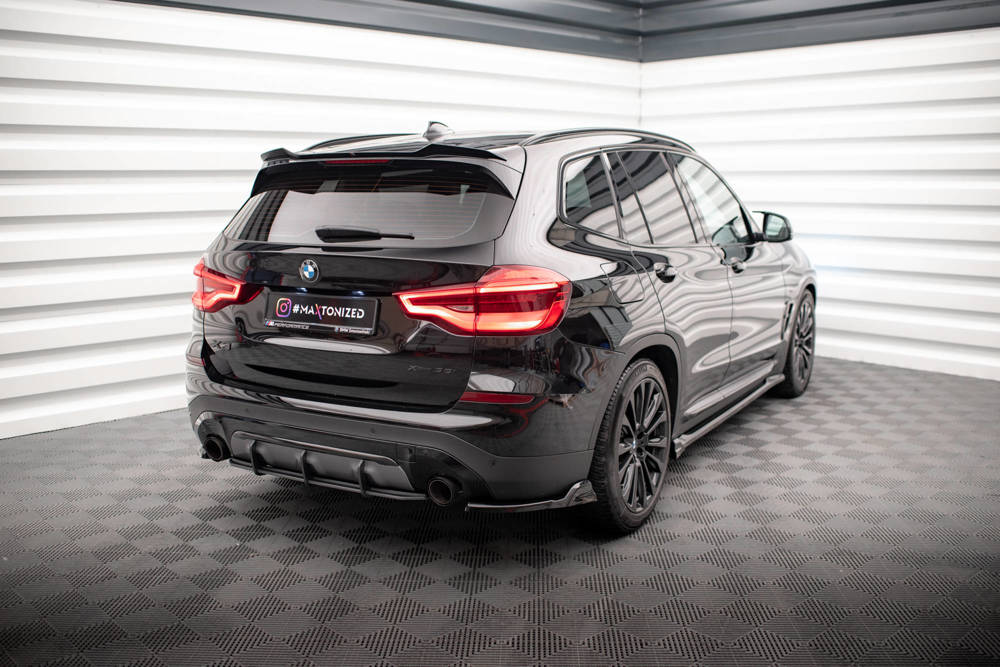 Zijdiffusers BMW X3 G01 2017 - 2021 Maxton Glans Zwart
