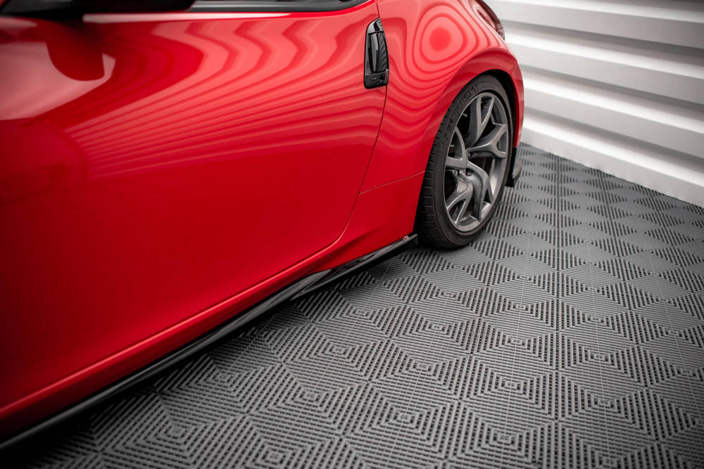 Zijskirts Nissan 370Z Maxton Glans Zwart