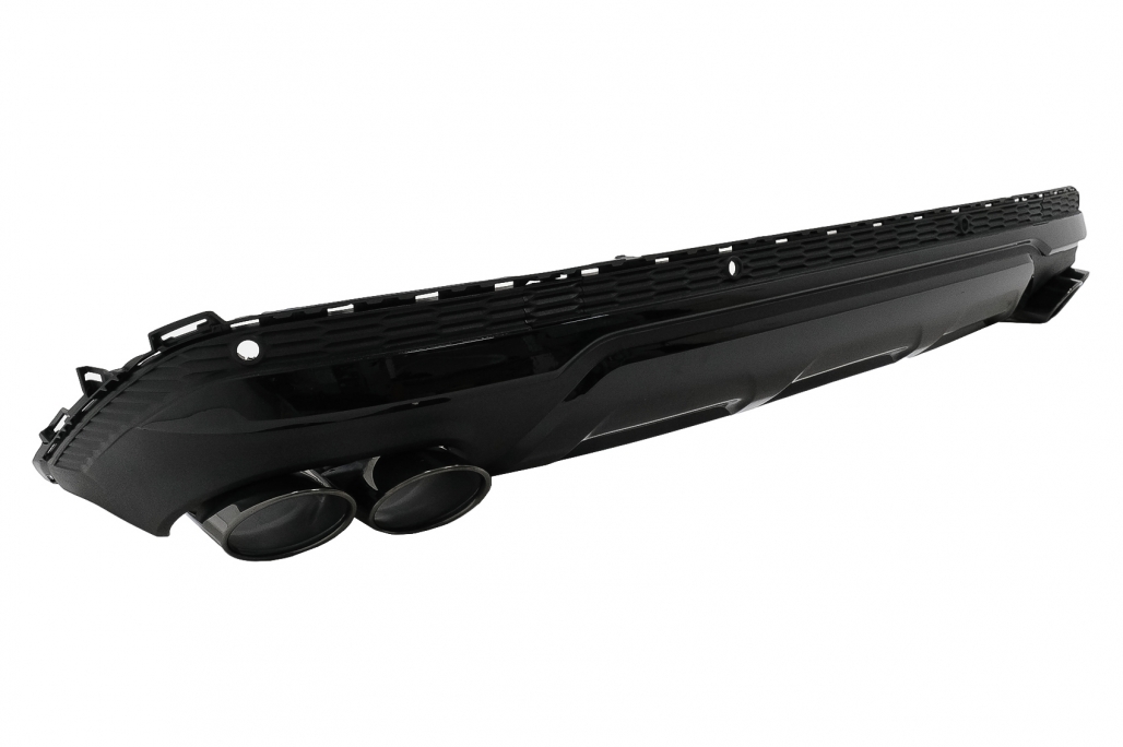 Diffuser Audi Q7 SUV 4M Facelift (2020-up) SQ7 Design Zwart