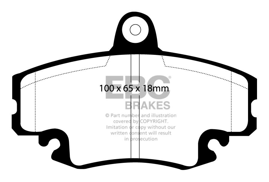 EBC Brakes RENAULT BEDRIJFSWAGEN Clio Van 1.9 D 92-98 Remblokken