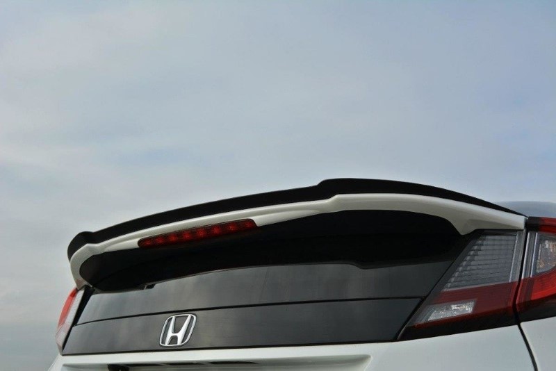 Spoilerkap Honda Civic Mk9 Facelift Glanzend Zwart Maxton