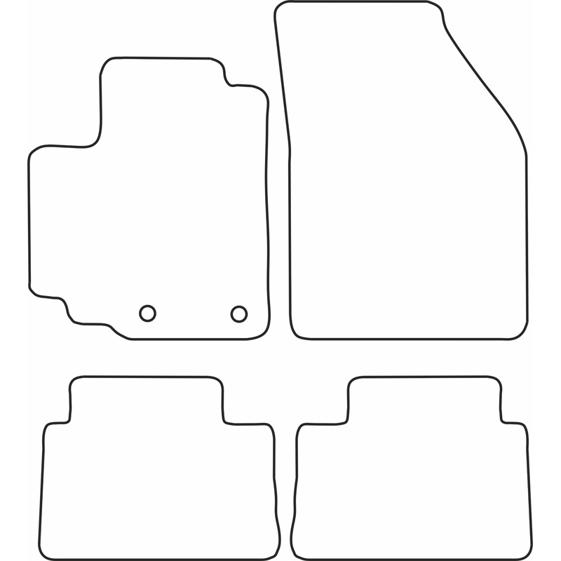Automatten Velours  Suzuki Alto 2009-