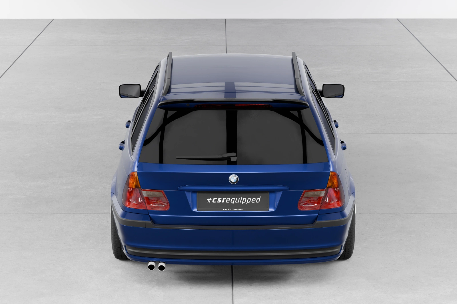 Achterspoiler BMW 3er E46 glans zwart