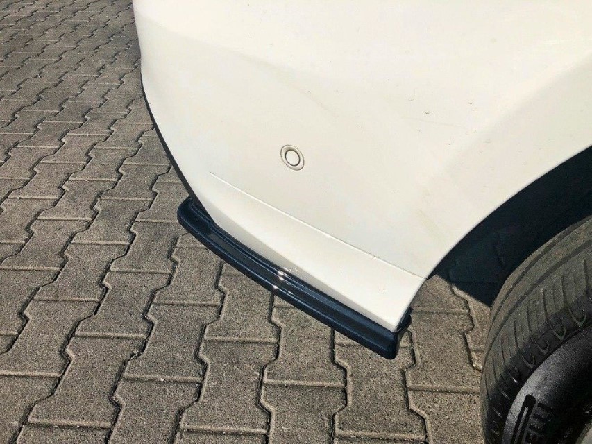 Achter zijskirts Mercedes GLE W166 AMG-Line Maxton Design glans zwart