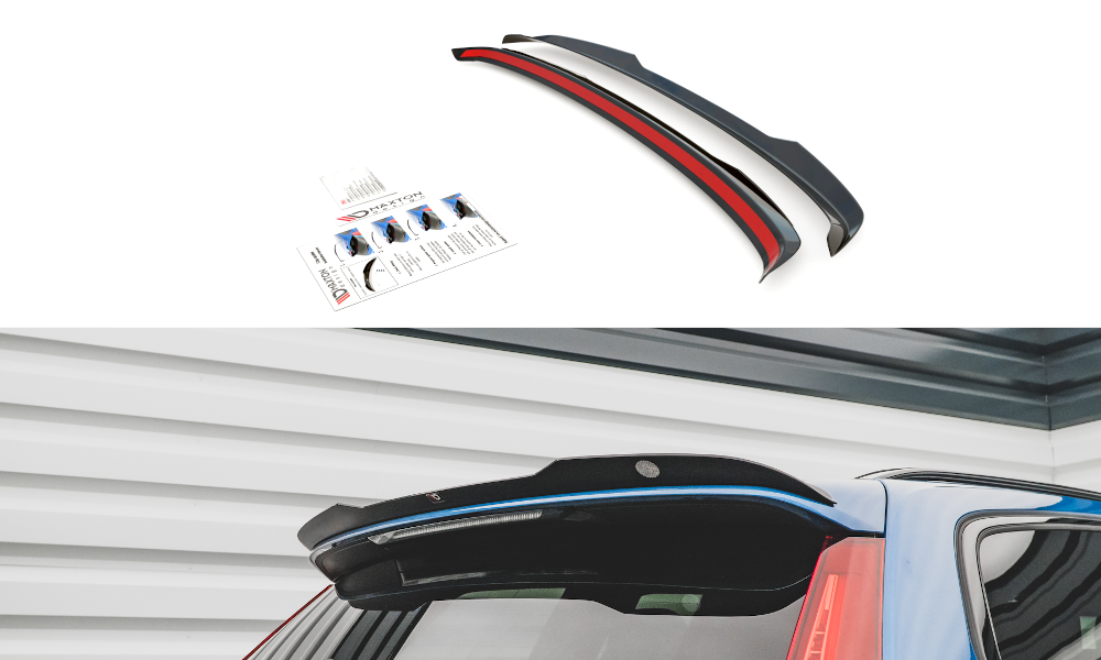 Spoiler Volvo V60 R-Desgin Zwart Glans Maxton