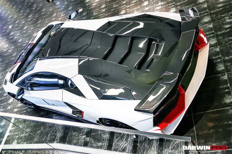 Lamborghini Aventador LP700 LP740 Coupe/Roadster BKSS Style Carbon Fiber Spoiler 2011-2016