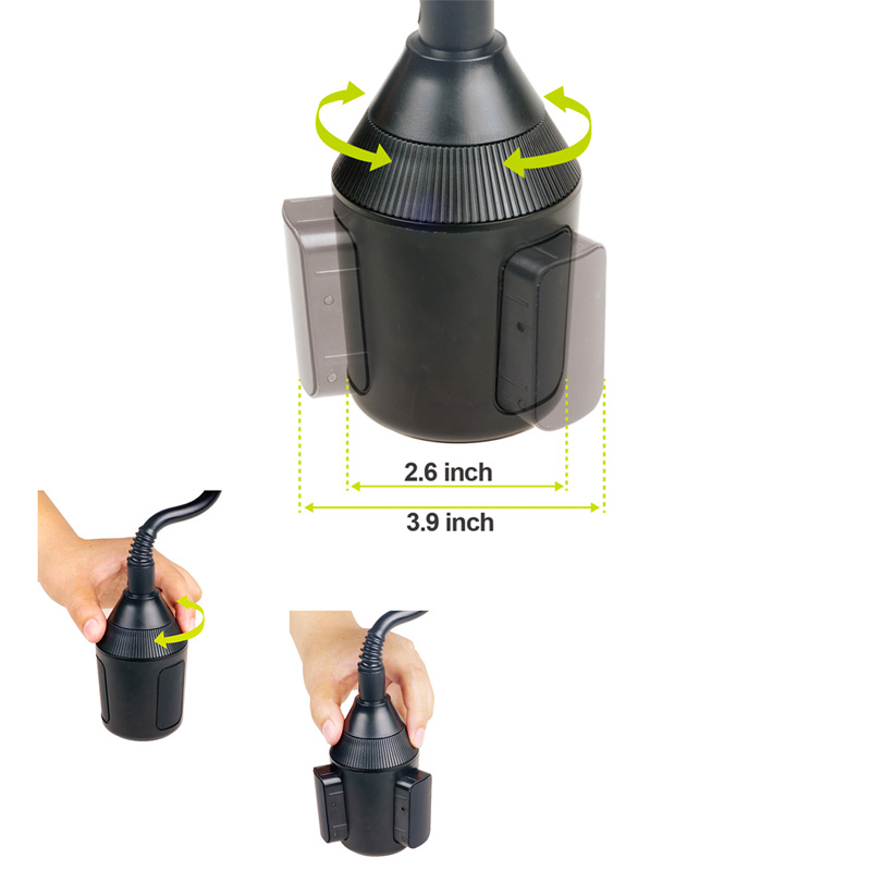 Universele Smartphone/Telefoon/PDA/iPod Houder voor in Bekerhouder
