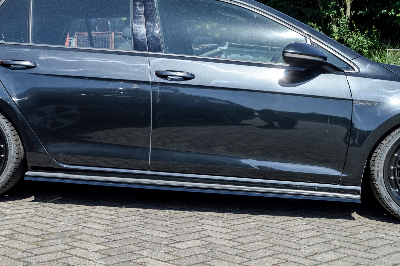 Zijskirts Volkswagen Golf 7 GTI GTD 13-17 Glans Zwart