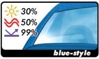Raamband Tintvisor CFC Blue-style 0.19x150cm