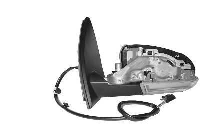 spiegel, bol glas, elektr verstelb, verwarmd, in primer, elektr