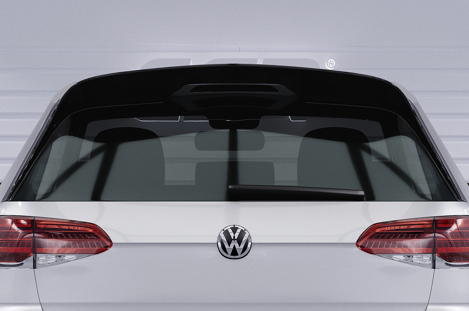 Achterspoiler VW Golf 7 (Typ AU) glans zwart 2012–2021