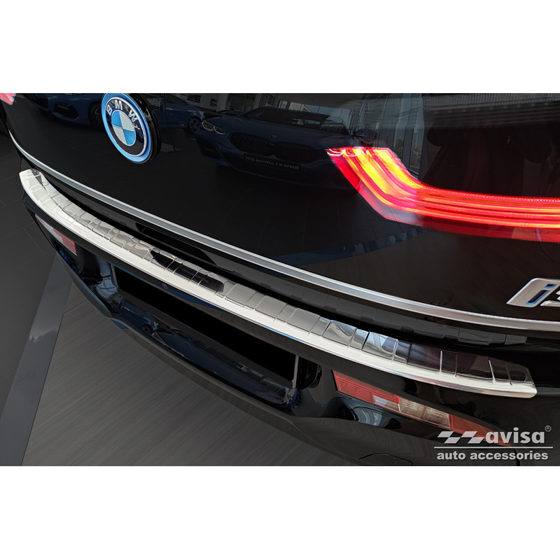 RVS Achterbumperprotector  BMW i3 (i01) 2013-2017 & FL 2017-2022 'Ribs'