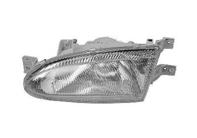 koplamp, H4, elektr verstelb, links,-01/1997 Hyundai Accent/Exce