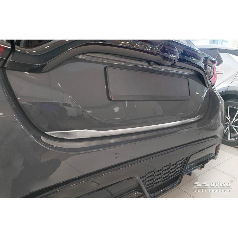 Avisa Geborsteld RVS Kofferbak Sierlijst  Toyota Yaris (P21) 2020-2024 & Facelift 2024-