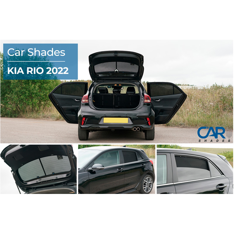 Set Car Shades  Kia Rio (YB) HB 5-deurs 2017-2023 (4-delig)