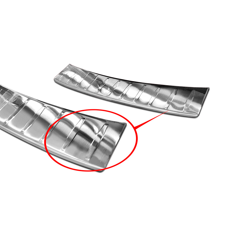 RVS Achterbumperprotector  Opel Corsa F HB 5-deurs GS-Line 2019- 'Ribs'