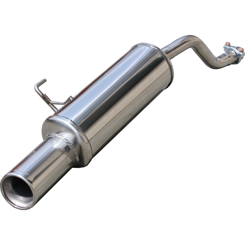 100% RVS Sportuitlaat  Renault Clio II 1.2 (58pk) 1998- 102mm