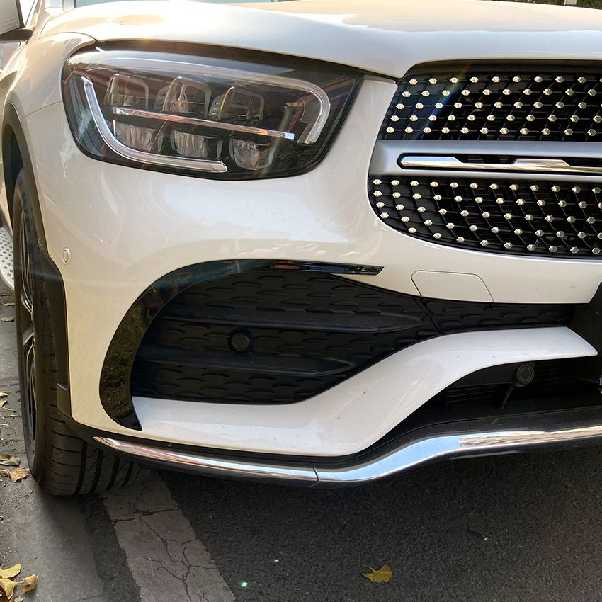 Canards Mercedes GLC AMG Pakket X253 C253 FL Glans Zwart
