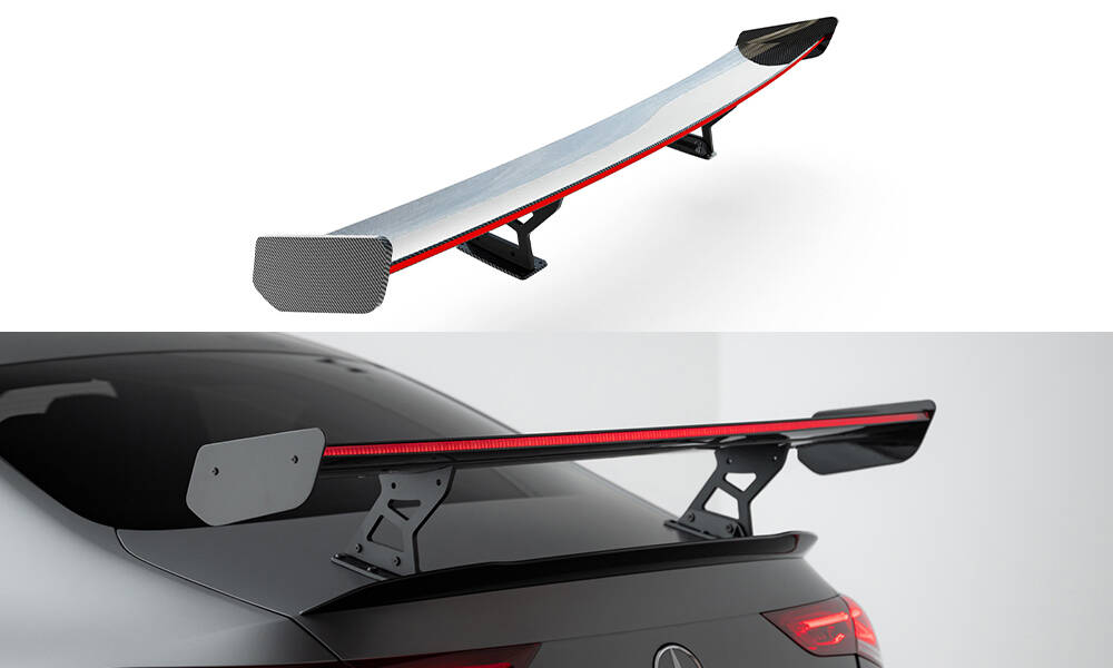 Carbon Spoiler + LED Mercedes-Benz CLA Coupe C118 Maxton