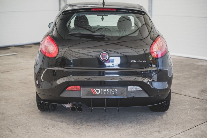 Achter Diffuser Fiat Bravo Sport Mk.2 Glanzend Zwart