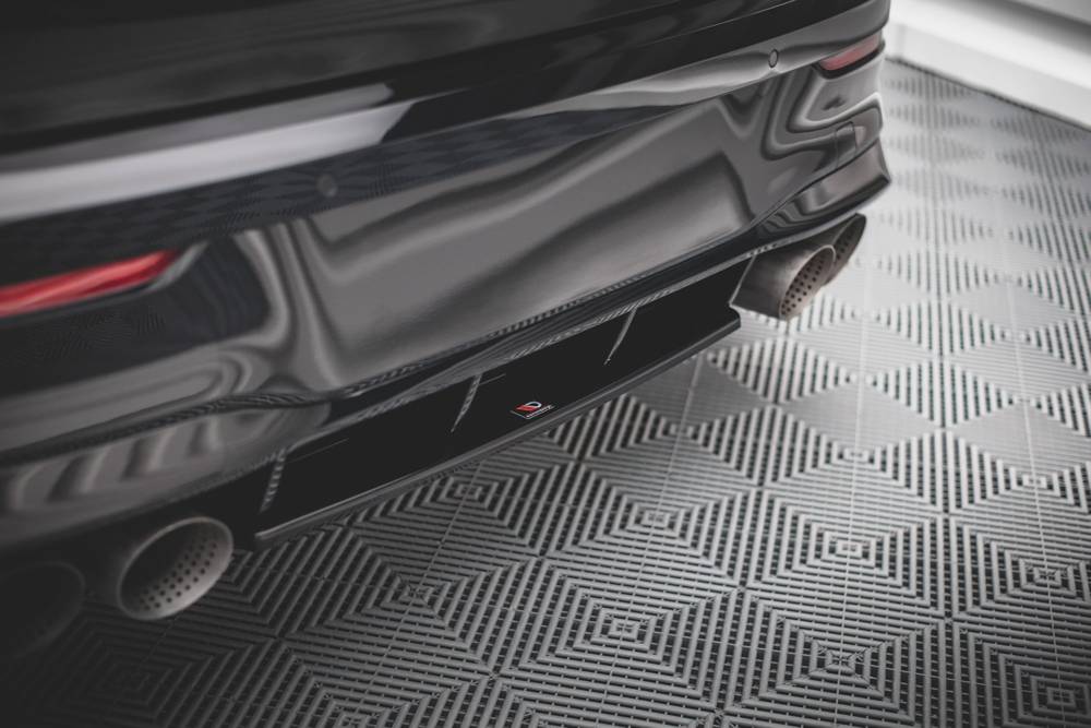 Diffuser Volkswagen Golf 8 R Maxton Glans Zwart
