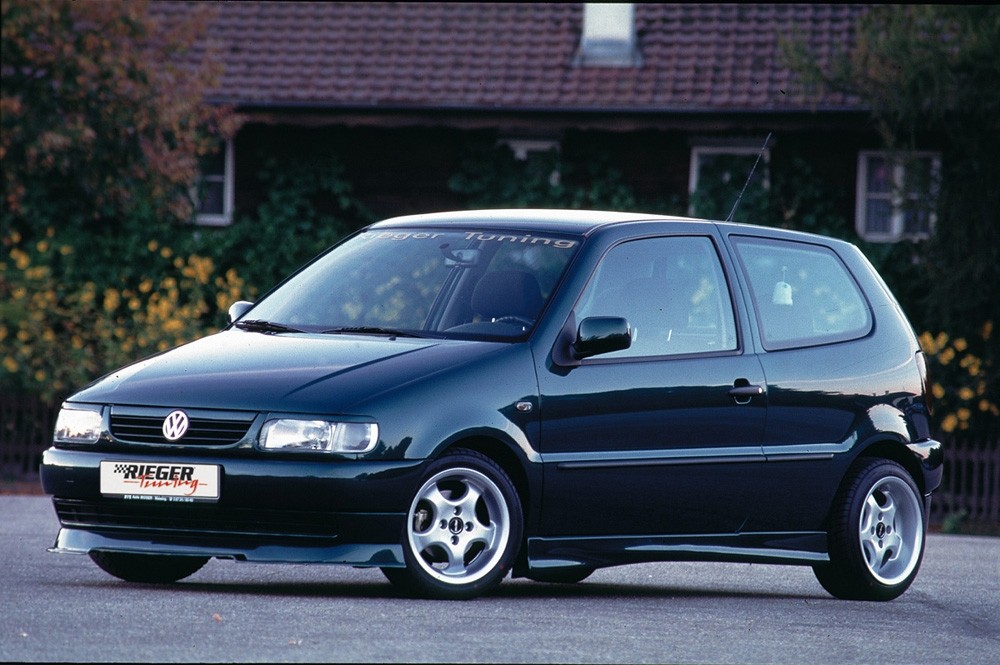 Voorspoilerlip VW Polo 6N zonder styling Pakket Rieger