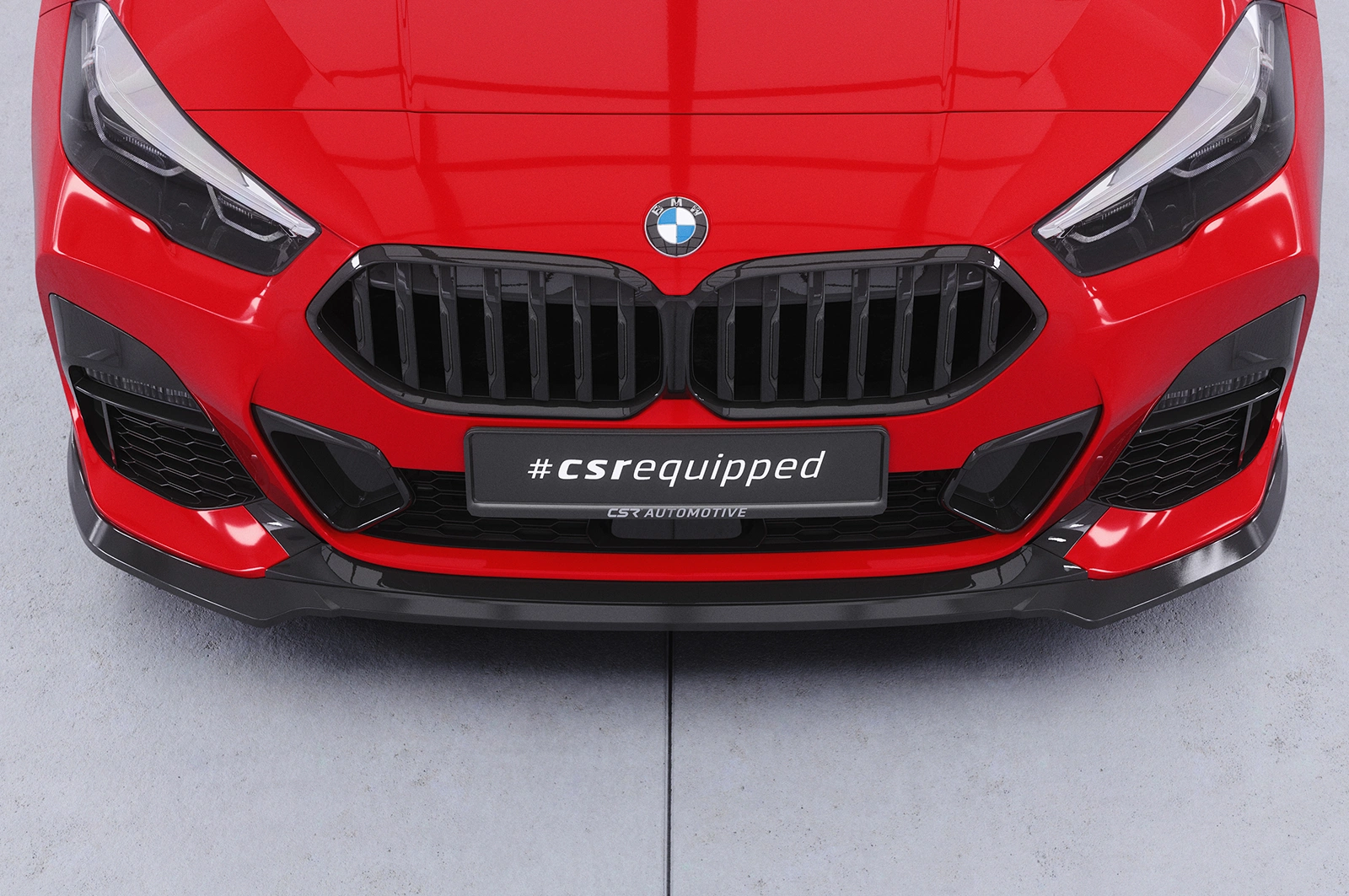 Voorspoiler BMW 2er (F44) M-Sport / M235 Glans Zwart van CSR Automotive (2020-)