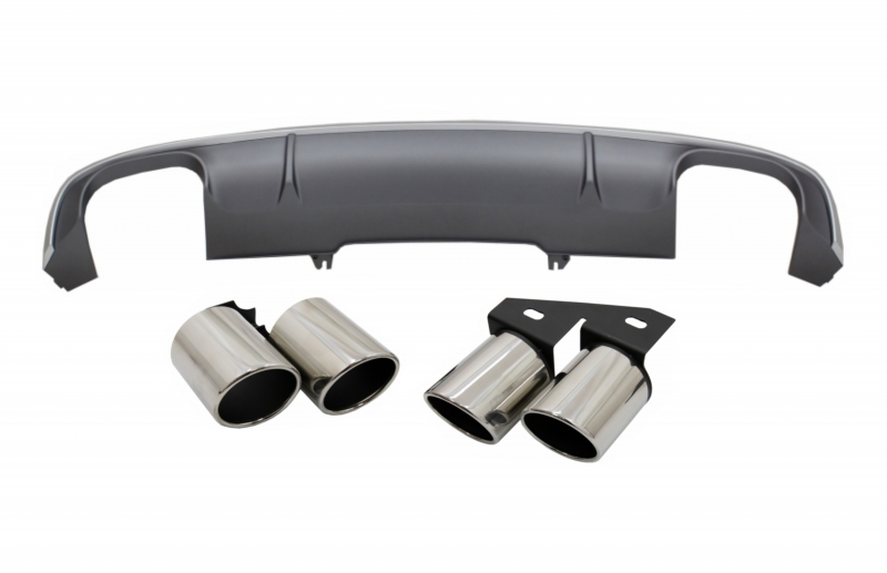 Achterbumper Diffusor Audi A4 B9 2015-2019 S4 S-Line Sierstukken