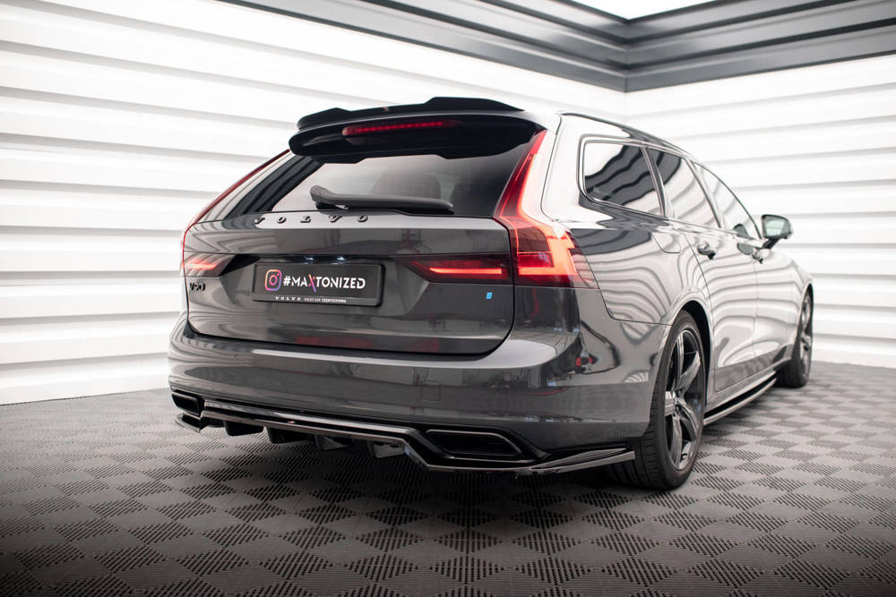 Spoiler Volvo V90 R-Design 2016 - 2020 Maxton Glans Zwart