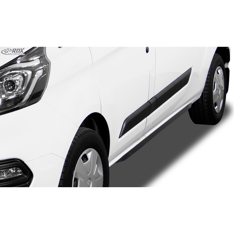 Sideskirts 'Slim'  Ford Transit MK7 2014-2018 & 2018- (ABS zwart glanzend)