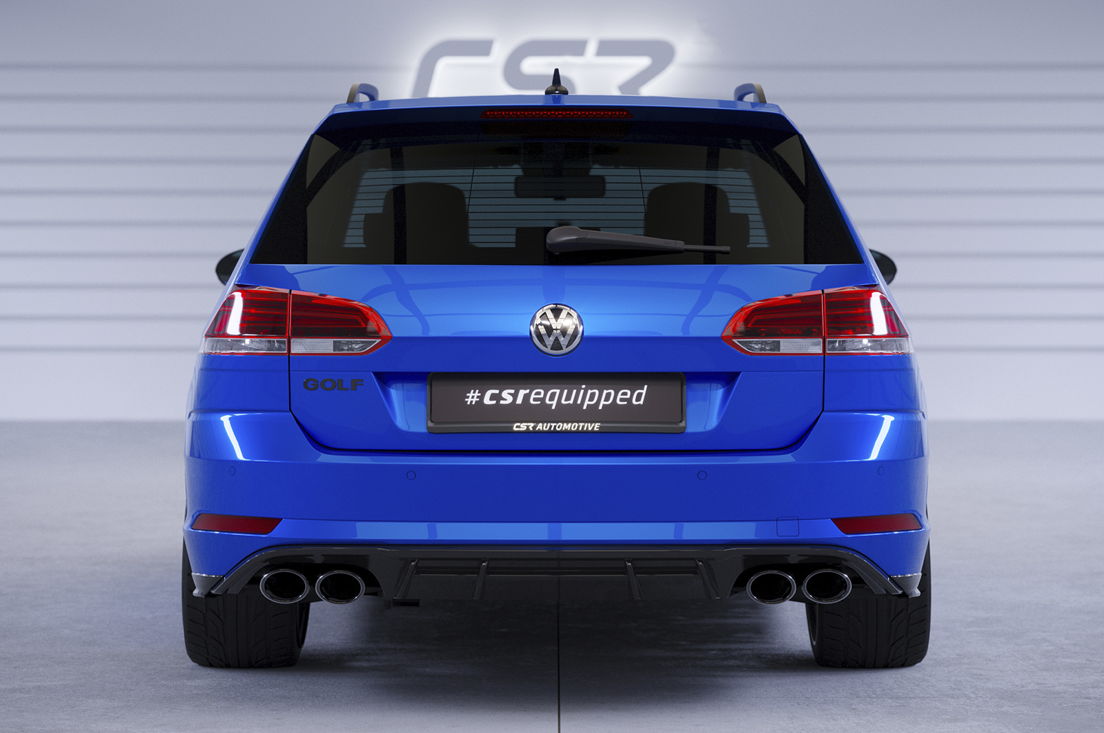 Zijdiffuser Volkswagen Golf 7 Variant FL CSR Glans Zwart