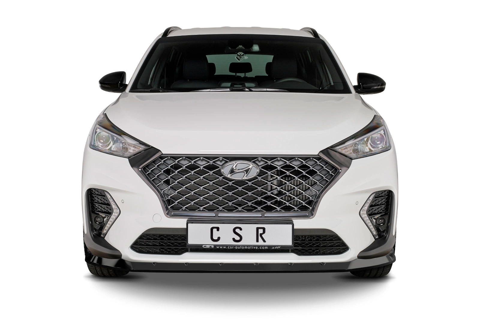Voorspoiler Hyundai Tucson (TLE) N-Line 2019–2020 – CSR Automotive – Glans Zwart