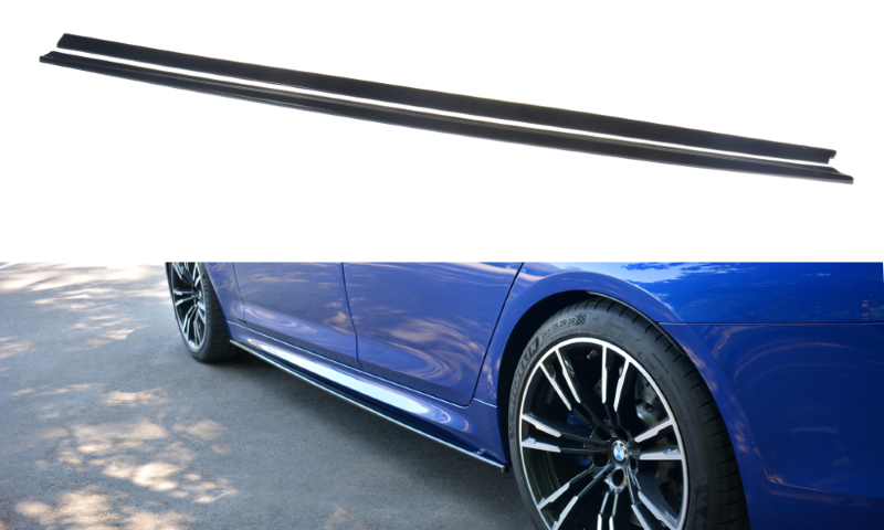Zijskirts Diffusers BMW M5 F90 Glanzend Zwart