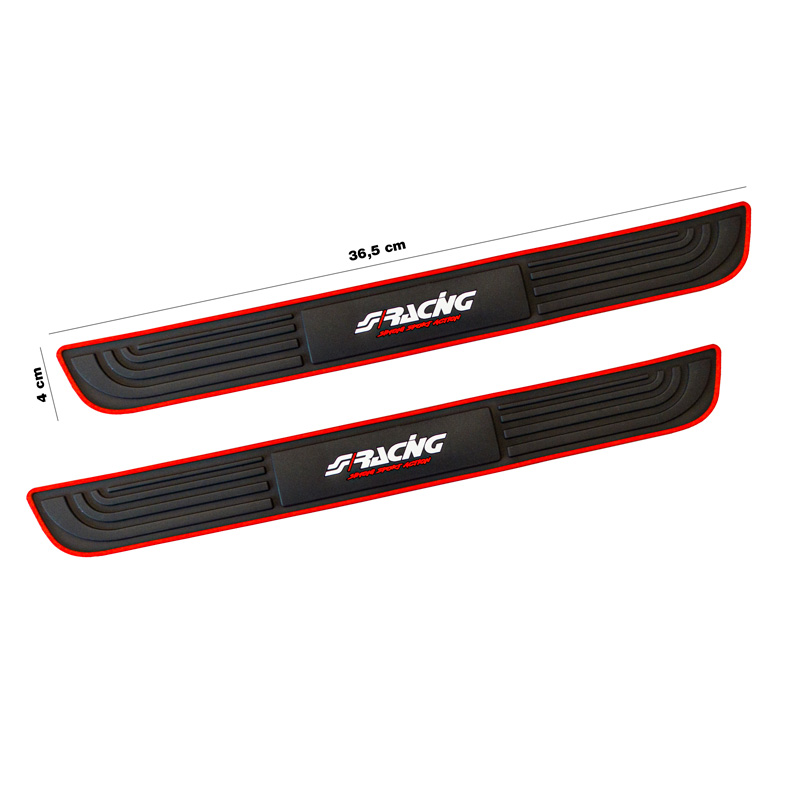 Simoni Racing Instaplijsten Rubber - 365x40 mm - 2 stuks