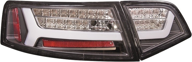 Taillights Audi A6 4F2 sedan '08-'11 LED black/clear