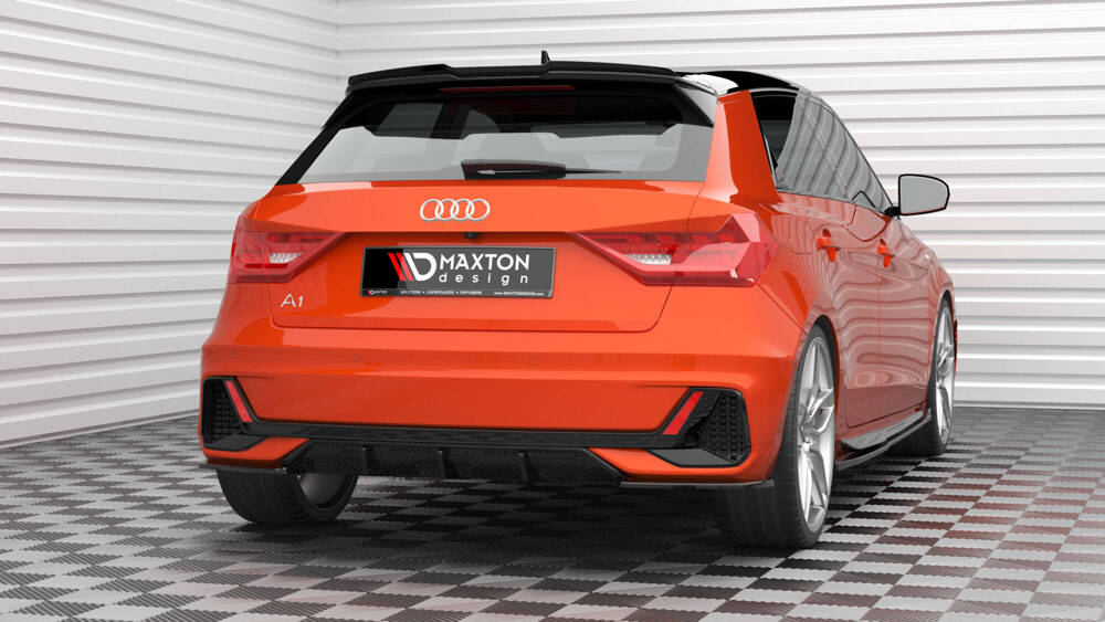 Diffusor Audi A1 S-LINE GB glanzend zwart