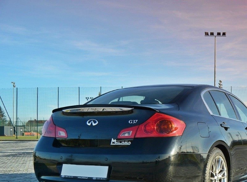 Spoilerkap Infiniti G37 Sedan Glanzend Zwart Maxton