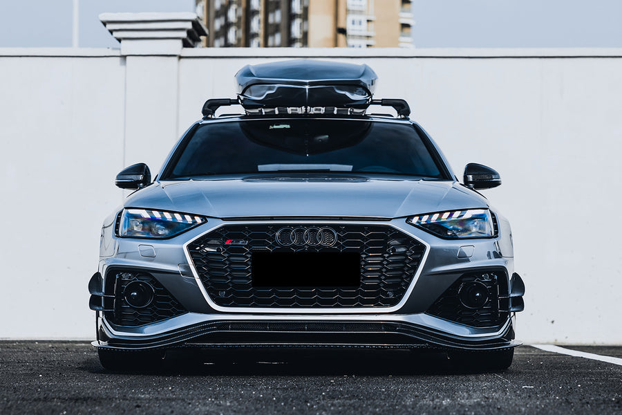 Audi RS4 B9.5 BKSS Style Carbon Fiber Voorspoiler 2020-2022