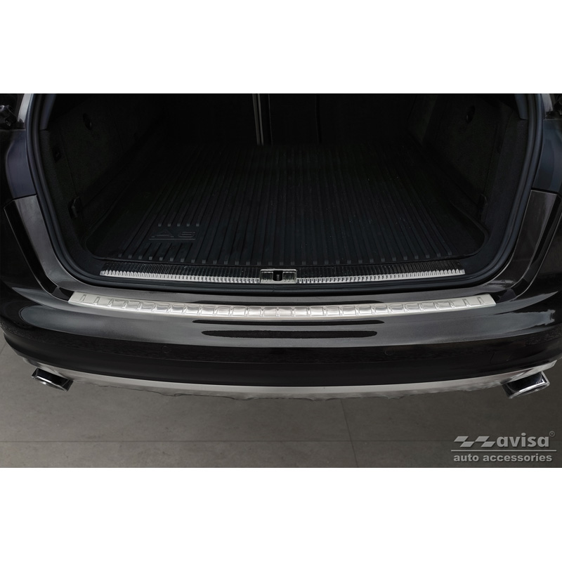 RVS Achterbumperprotector  Audi A6 Allroad 2011-2018 'Ribs'