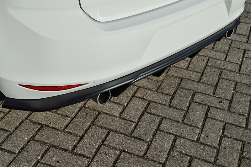 Diffuser Volkswagen Golf 7 GTI GTD 13-17 Glans Zwart