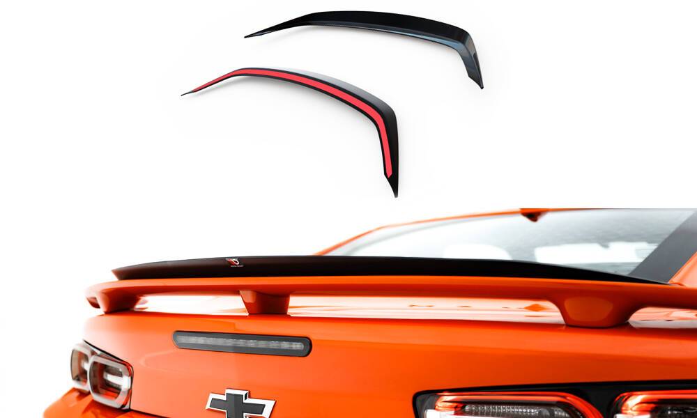 Spoiler Cap Chevrolet Camaro SS MK6 Facelift Maxton Glanzend zwart