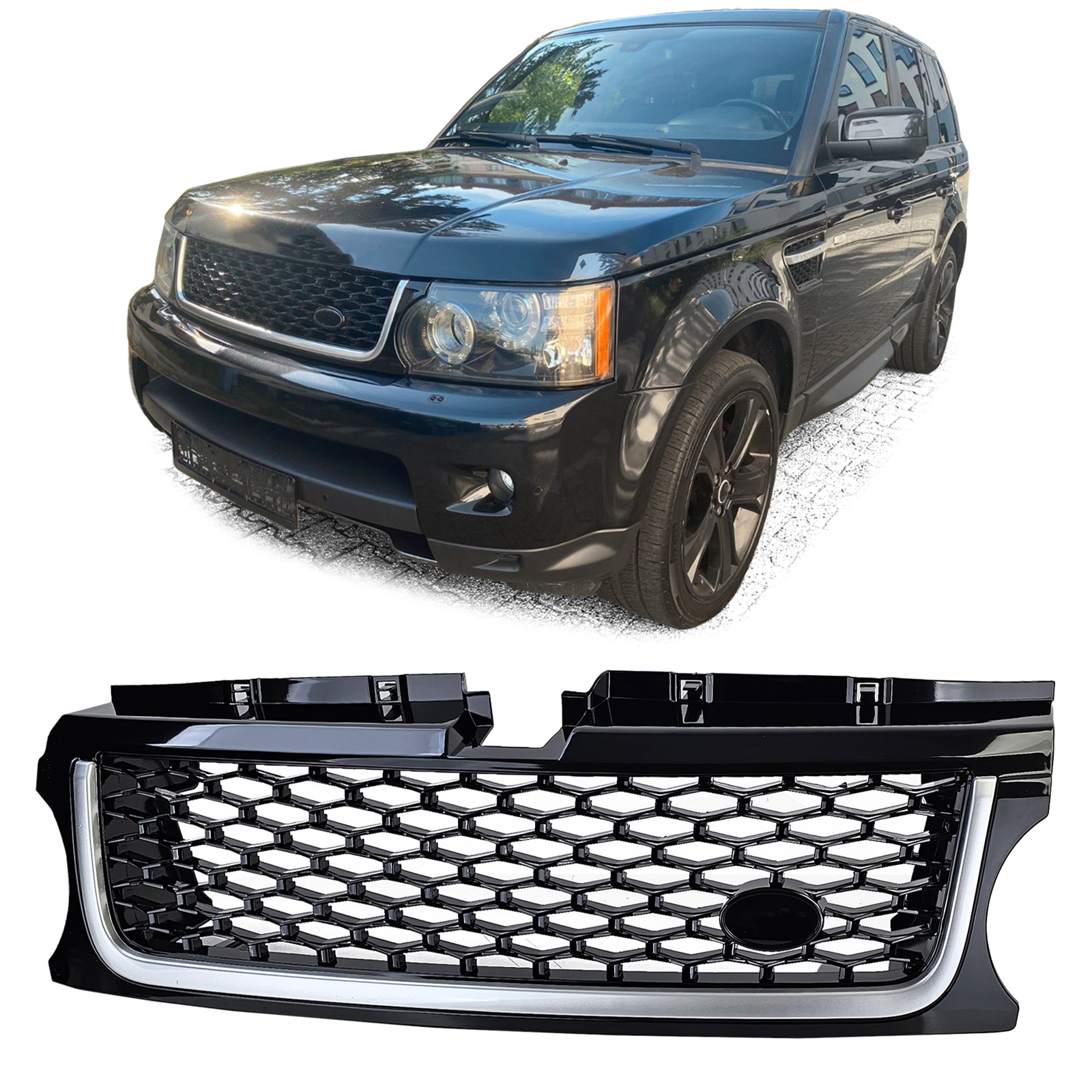 Central Grille and Side Vents Assembly Range Rover Sport Facelif