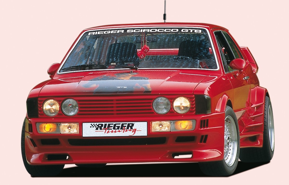 Voorbumper Breedversie l VW Golf II Polyester Rieger